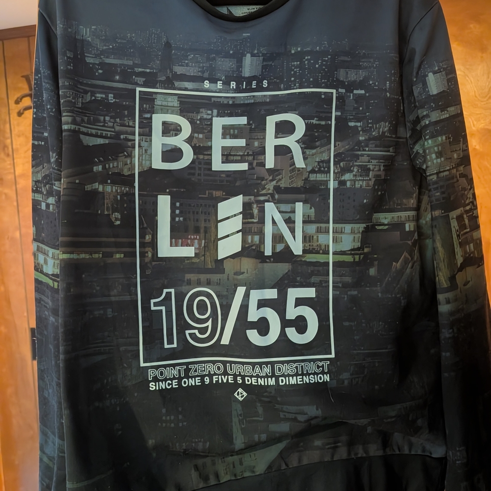 Point Zero Black Long Sleeve Tee